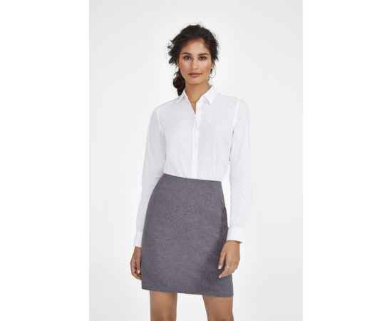 Рубашка женская Becker Women, темно-серая с белым, размер XS, Цвет: серый, Размер: XS, изображение 5