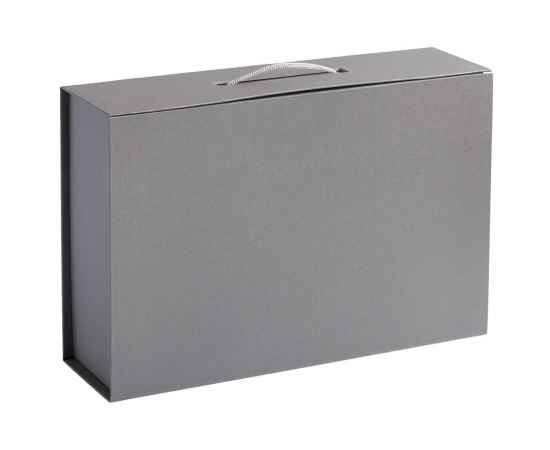 Коробка Case, подарочная, серебристая, Цвет: серебристый, Размер: 35, изображение 4