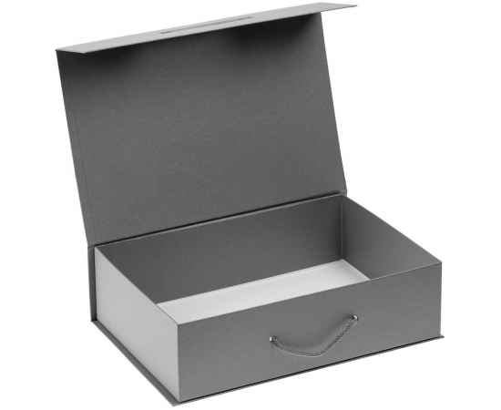 Коробка Case, подарочная, серебристая, Цвет: серебристый, Размер: 35, изображение 2