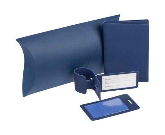 Упаковка «Подушечка», синяя, Цвет: синий, Размер: в разложенном виде: 29х14 см, изображение 3