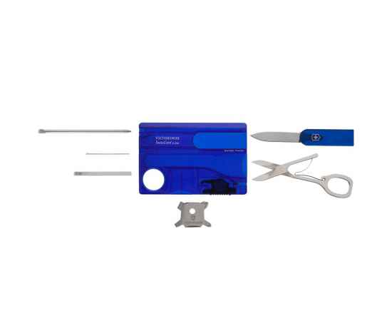 Набор инструментов SwissCard Lite, синий, Цвет: синий, Размер: 8, изображение 4
