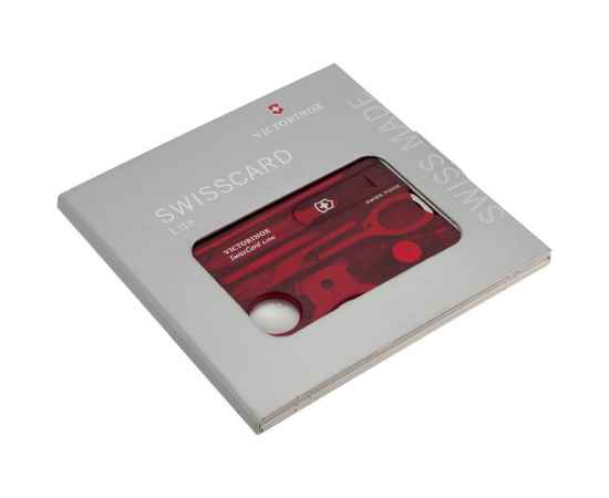Набор инструментов SwissCard Lite, красный, Цвет: красный, Размер: 8, изображение 5