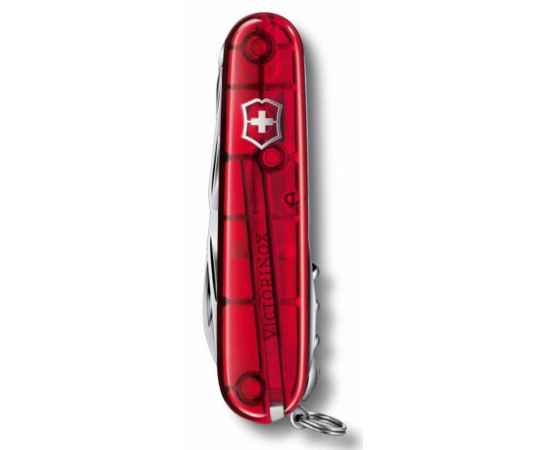 Офицерский нож Huntsman 91, прозрачный красный, Цвет: красный, прозрачный, Размер: 9,1x2,7x2,1 см, изображение 2