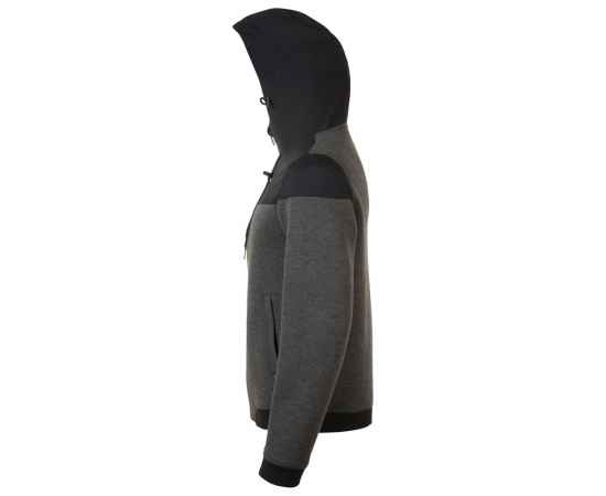 Куртка унисекс Voltage черный меланж/черный, размер S, Цвет: черный, Размер: S, изображение 3