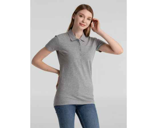 Рубашка поло женская Phoenix Women, серый меланж G_01709360S, Цвет: серый, серый меланж, Размер: S, изображение 4
