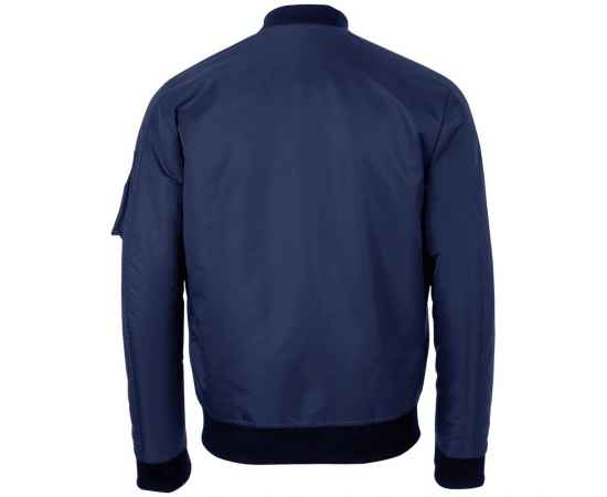 Куртка бомбер унисекс Rebel темно-синяя, размер S, Цвет: синий, темно-синий, Размер: S, изображение 2