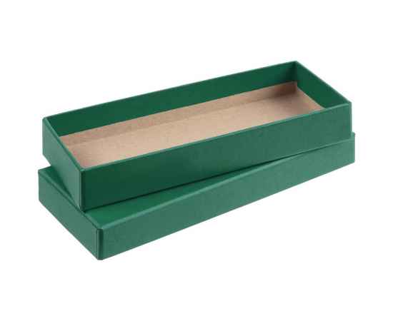 Коробка Notes с ложементом для ручки и флешки, зеленая, Цвет: зеленый, изображение 3