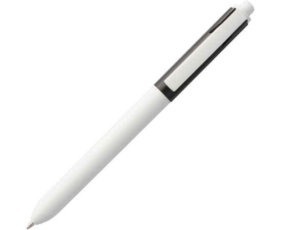 Ручка шариковая Hint Special, белая с черным, Цвет: черный, Размер: 14х1 см, изображение 3