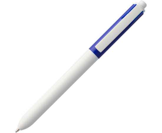 Ручка шариковая Hint Special, белая с синим, Цвет: синий, Размер: 14х1 см, изображение 3