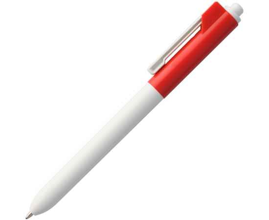 Ручка шариковая Hint Special, белая с красным, Цвет: красный, Размер: 14х1 см, изображение 2