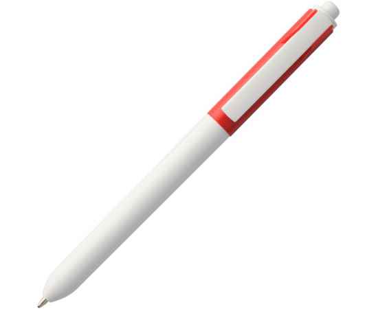 Ручка шариковая Hint Special, белая с красным, Цвет: красный, Размер: 14х1 см, изображение 3