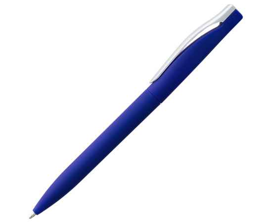 Ручка шариковая Pin Soft Touch, синяя, Цвет: синий, Размер: 14, изображение 5