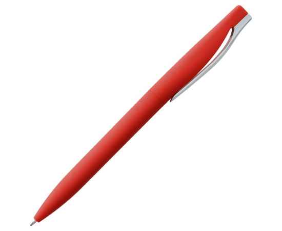 Ручка шариковая Pin Soft Touch, красная, Цвет: красный, Размер: 14, изображение 3