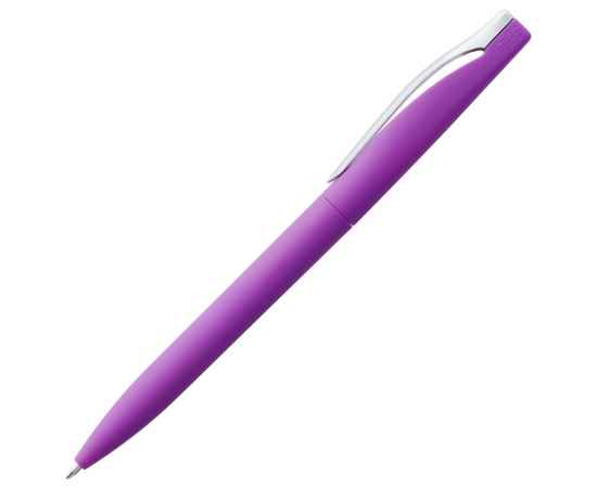 Ручка шариковая Pin Soft Touch, фиолетовая, Цвет: фиолетовый, Размер: 14, изображение 5