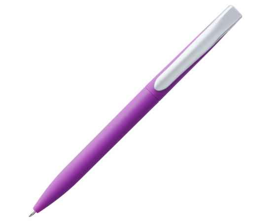 Ручка шариковая Pin Soft Touch, фиолетовая, Цвет: фиолетовый, Размер: 14, изображение 2