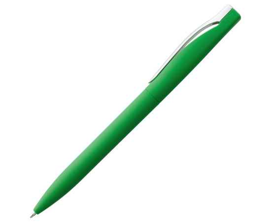 Ручка шариковая Pin Soft Touch, зеленая, Цвет: зеленый, Размер: 14, изображение 5
