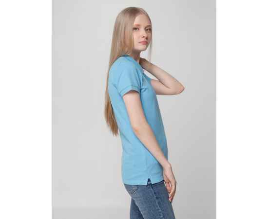 Рубашка поло женская Virma Lady, голубая G_2497.141, Цвет: голубой, Размер: S, изображение 6
