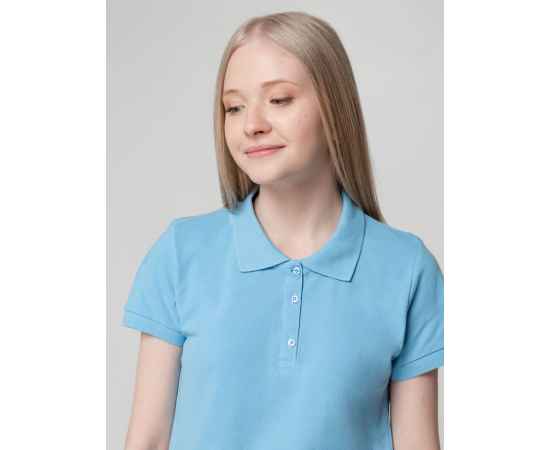 Рубашка поло женская Virma Lady, голубая G_2497.141, Цвет: голубой, Размер: S, изображение 8