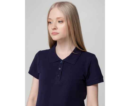 Рубашка поло женская Virma lady, темно-синяя, размер XXL, Цвет: синий, темно-синий, Размер: XXL, изображение 8