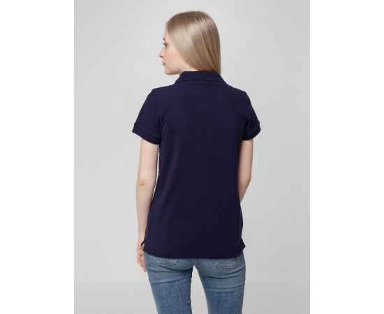 Рубашка поло женская Virma lady, темно-синяя, размер XXL, Цвет: синий, темно-синий, Размер: XXL, изображение 7