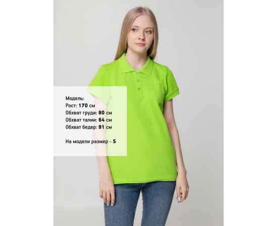 Рубашка поло женская Virma lady, зеленое яблоко, размер XXL, Цвет: зеленый, зеленое яблоко, Размер: XXL, изображение 4