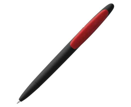 Ручка шариковая Prodir DS5 TRR-P Soft Touch, черная с красным, Цвет: красный, Размер: 14, изображение 4