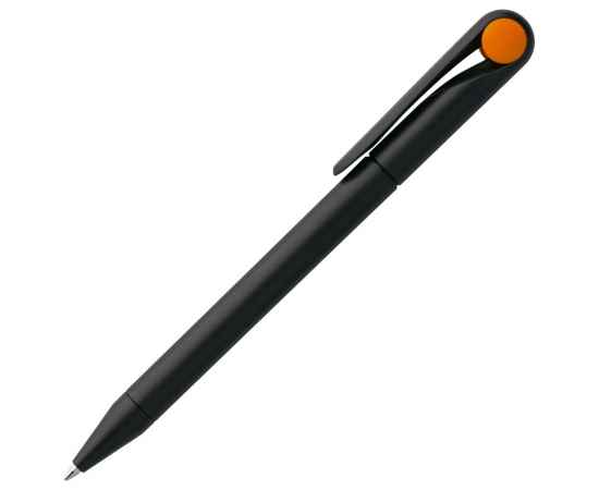 Ручка шариковая Prodir DS1 TMM Dot, черная с оранжевым, Цвет: оранжевый, Размер: 14х1, изображение 2