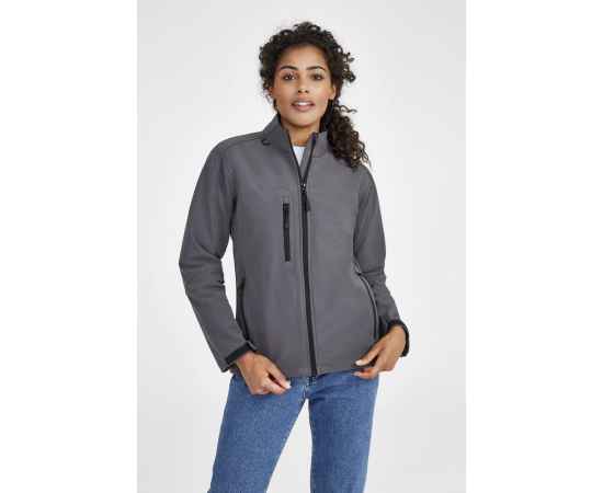 Куртка женская на молнии Roxy 340, серый меланж, размер XL, Цвет: серый меланж, Размер: XL, изображение 5