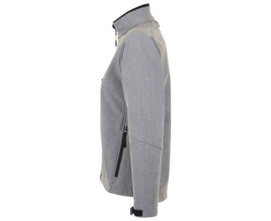 Куртка женская на молнии Roxy 340, серый меланж, размер XL, Цвет: серый меланж, Размер: XL, изображение 3
