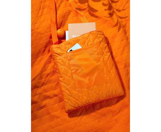 Плед для пикника Soft & Dry, темно-оранжевый, Цвет: оранжевый, Размер: в разложенном виде: 115х140 см, изображение 5