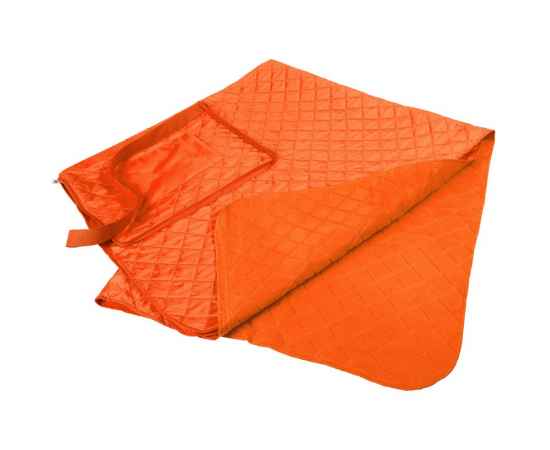 Плед для пикника Soft & Dry, темно-оранжевый, Цвет: оранжевый, Размер: в разложенном виде: 115х140 см, изображение 2
