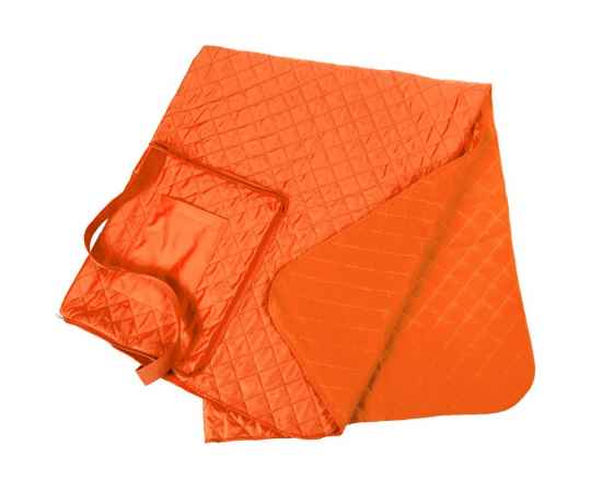 Плед для пикника Soft & Dry, темно-оранжевый, Цвет: оранжевый, Размер: в разложенном виде: 115х140 см, изображение 3