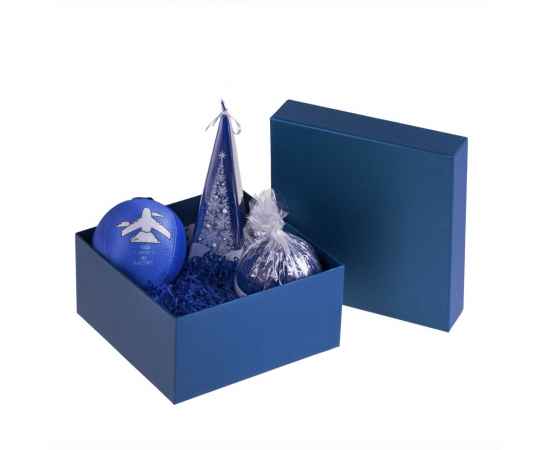 Коробка Satin, малая, синяя, Цвет: синий, Размер: 18, изображение 2
