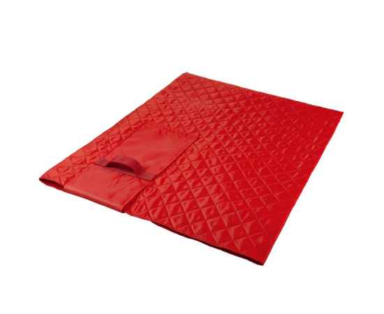 Плед для пикника Comfy, красный, Цвет: красный, Размер: плед: 115х140 с, изображение 2