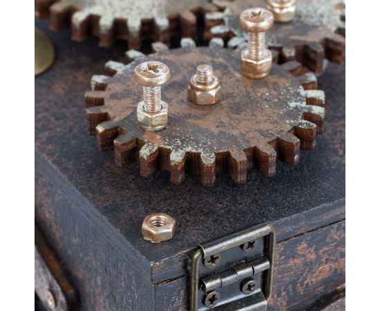 Шкатулка с секретом Gearbox, малая, изображение 6