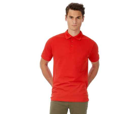 Рубашка поло Safran красная G_PU4090041S, Цвет: красный, Размер: S, изображение 4