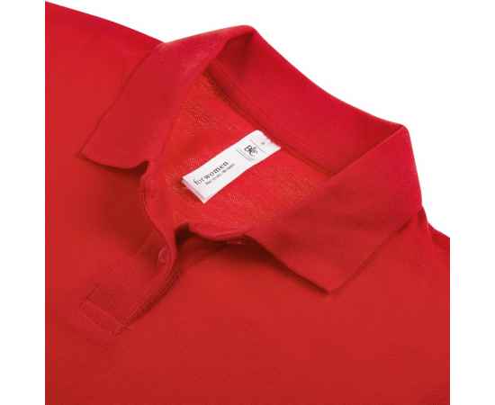Рубашка поло женская ID.001 красная G_PWI11004XL, Цвет: красный, Размер: XL, изображение 3