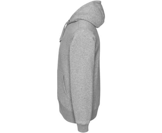 Толстовка мужская Hooded Full Zip серый меланж, размер XXL, Цвет: серый меланж, Размер: XXL, изображение 3