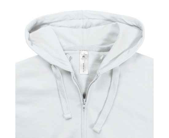 Толстовка женская Hooded Full Zip белая, размер XS, Цвет: белый, Размер: XS, изображение 4