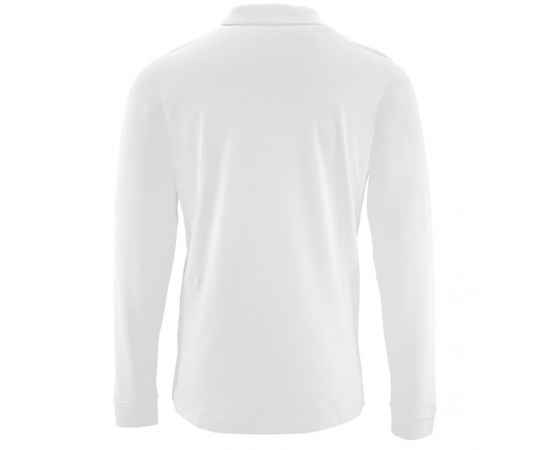 Рубашка поло мужская с длинным рукавом Perfect LSL Men, белая G_02087102XL, Цвет: белый, Размер: XXL, изображение 2