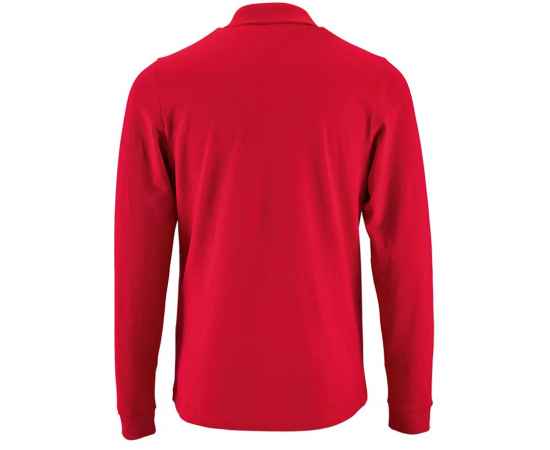 Рубашка поло мужская с длинным рукавом Perfect LSL Men, красная G_020871453XL, Цвет: красный, Размер: 3XL, изображение 2