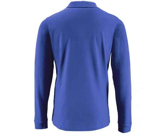 Рубашка поло мужская с длинным рукавом Perfect LSL Men, ярко-синяя G_020872413XL, Цвет: синий, Размер: 3XL, изображение 2