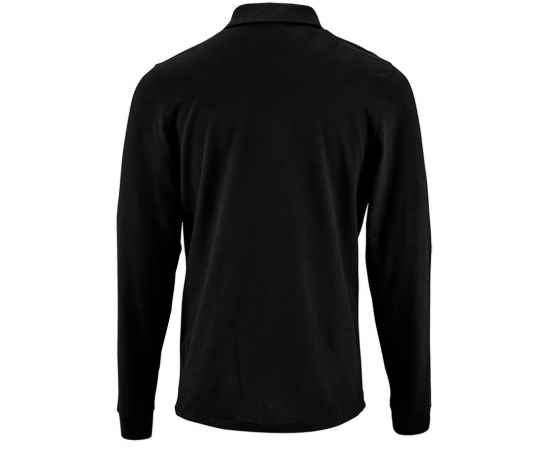 Рубашка поло мужская с длинным рукавом Perfect LSL Men, черная G_02087312S, Цвет: черный, Размер: S, изображение 2