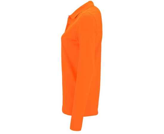 Рубашка поло женская с длинным рукавом Perfect LSL Women, оранжевая G_02083400S, Цвет: оранжевый, Размер: S, изображение 3