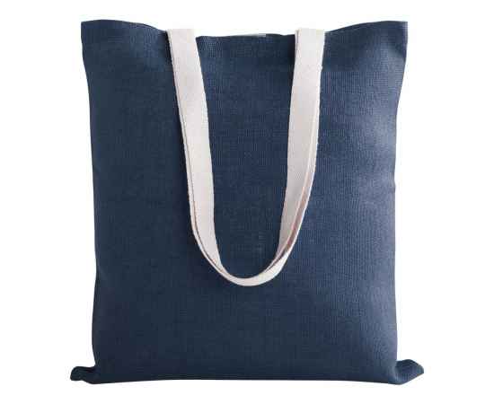 Холщовая сумка на плечо Juhu, синяя, Цвет: синий, Размер: 42х38 с, изображение 2