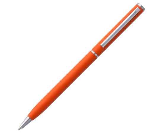 Ручка шариковая Hotel Chrome, ver.2, матовая оранжевая, Цвет: оранжевый, Размер: 13х0, изображение 2