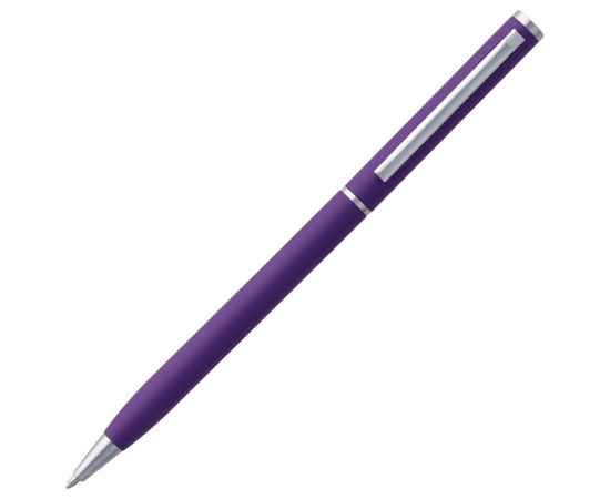 Ручка шариковая Hotel Chrome, ver.2, матовая фиолетовая, Цвет: фиолетовый, Размер: 13х0, изображение 2
