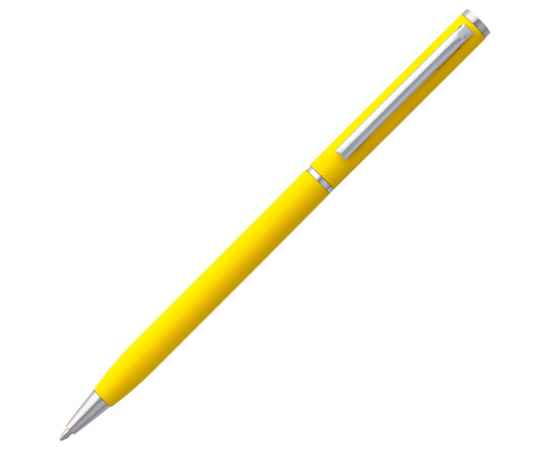 Ручка шариковая Hotel Chrome, ver.2, матовая желтая, Цвет: желтый, Размер: 13х0, изображение 2