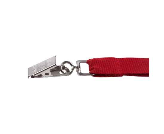 Лента для бейджа Neckband, красная, Цвет: красный, Размер: ширина ленты 2 см, изображение 3