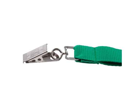 Лента для бейджа Neckband, зеленая, Цвет: зеленый, Размер: ширина ленты 2 см, изображение 3